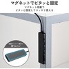 DST-N070BPBK USB Type-C ハブ ドッキングステーション 7in1 USB-C×2 USB-A×2 HDMI 4K/60Hz microSD&SDカードリーダー エレコム 82511041