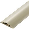 LD-GA1407MA 配線カバー 床用 モール (長さ1m × 幅54mm) R形状 配線隠し ケーブルカバー 設置用テープ付き エレコム 82511156