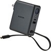 EC-C57LMN モバイルバッテリー USB充電器一体型 USB-Cケーブル内蔵 5000mAh 最大67W 小型 PD PPS対応 機内持ち込み可 エレコム 82511181