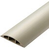 LD-GA1507MA 配線カバー 床用 モール (長さ1m × 幅78mm) R形状 配線隠し ケーブルカバー 設置用テープ付き エレコム 82511208