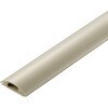 LD-GA1207MA 配線カバー 床用 モール (長さ1m × 幅30mm) R形状 配線隠し ケーブルカバー 設置用テープ付き エレコム 82511348