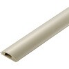 LD-GA1207MA 配線カバー 床用 モール (長さ1m × 幅30mm) R形状 配線隠し ケーブルカバー 設置用テープ付き エレコム 82511348