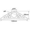 CP1-20X5MOD ケーブルプロテクター 20mmケーブル用 大研化成工業 82515137