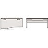 インクルード オペレーションデスク 配線口タイプ 左凸 連増型 W1600<配送時組立サービス付> イトーキ