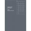 2027 アポイントノートタイプ B6 マンスリー グレー ダイゴー