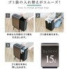 mono100-gmbk センサー式自動開閉脚付きコンパクトダストボックス TAIGASHOJI(大河商事) 82528620