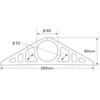 CP2-60X1MGY ケーブルプロテクター 60mmケーブル用 大研化成工業 82528751