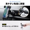 200-CAR129 車載ホルダー スマートフォン用 サンワダイレクト 82548597