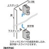 200-3617-54-00000 ラウンドロッド用ガイド200-36型 LAMP(スガツネ工業) 82621695