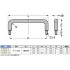 H-42-BT-2 チタン合金製ハンドルH-42-BT型 LAMP(スガツネ工業) 82610005