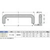 H-42-CT-4 チタン合金製ハンドルH-42-CT型 LAMP(スガツネ工業) 82611439