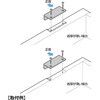 SN-50S ステンレスアングルハンドルSN型 LAMP(スガツネ工業) 82636806