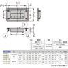 HH-FB-2 ステンレス鋼製 埋込取手HH型 LAMP(スガツネ工業) 82635160