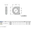 SD-30M ステンレス鋼製D型指環SD型 LAMP(スガツネ工業) 82620171