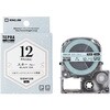 SBM12B 【純正】「テプラ」PROテープマット模様スタ-黒文字 長さ5m キングジム 82616375