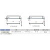 14-7052-02-450 戸当り付ハンドル14-705型 LAMP(スガツネ工業) 82623996