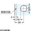 GH-456N-CR ガラス蝶番GH-456N型 LAMP(スガツネ工業) 82624608