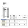 SSH-2580 ステンレス鋼製ハンドルSSH型 LAMP(スガツネ工業) 82636018
