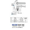 100-9416 ステンレス鋼製L型ハイジェニックハンドル100-9416 LAMP(スガツネ工業) 82629307