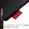 PM-S224PLFUBK BASIO active2 (SHG12) / active (SHG09) / シンプルスマホ6 ケース カバー レザー 手帳型 マグネット フラップ 超軽量 スリム エレコム 82631807