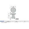 UV15 UV接着用つまみUV型 LAMP(スガツネ工業) 82632561