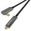 10Gbps対応光ファイバUSBケーブル C-C L型 5m ADTECHNO(エーディテクノ)
