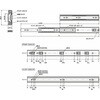 TSDS-300 鍋屋バイテック会社 スライドレール 3段引 脱着機能つき ステンレス製 NBK(鍋屋バイテック会社) 82697618