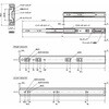 TSG-550 鍋屋バイテック会社 スライドレール 3段引 プッシュオープン機構つき 脱着機能つき NBK(鍋屋バイテック会社) 82685115