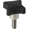 KJWMS-63-M12-40 鍋屋バイテック会社 十字ノブ(おねじ) NBK(鍋屋バイテック会社) 82725067