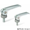 LWBM-101-M8-25-AST 鍋屋バイテック会社 カムレバー 固定タイプ(おねじ・スティール製) NBK(鍋屋バイテック会社) 82720079
