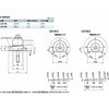 LZY-40-GVS-A-L-70 鍋屋バイテック会社 ラッチレバー 水平レバータイプ・上方向締めつけ・前面取りつけ NBK(鍋屋バイテック会社) 82687328