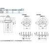 LZYS-40-GVS-B-L-30 鍋屋バイテック会社 ラッチレバー 水平レバータイプ・下方向締めつけ・前面取りつけ (ステンレス製) NBK(鍋屋バイテック会社) 82714987