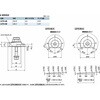 LZYS-50-SKB-A-R-10 鍋屋バイテック会社 ラッチレバー スパナ操作タイプ・上方向締めつけ・背面取りつけ (ステンレス製) NBK(鍋屋バイテック会社) 82727149