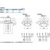 LZYS-40-GVS-A-L-25 鍋屋バイテック会社 ラッチレバー 水平レバータイプ・上方向締めつけ・前面取りつけ (ステンレス製) NBK(鍋屋バイテック会社) 82687949