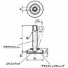 SGTS-M16-125-SCPS100-KR 鍋屋バイテック会社 スラストパッドつきグラブスクリュー(ステンレス製グラブスクリュー) スラストポイントタイプ NBK(鍋屋バイテック会社) 82714829