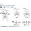 LZY-50-GVB-B-L-100 鍋屋バイテック会社 ラッチレバー 水平レバータイプ・下方向締めつけ・背面取りつけ NBK(鍋屋バイテック会社) 82728917