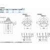 LZYS-40-SKS-A-L-80 鍋屋バイテック会社 ラッチレバー スパナ操作タイプ・上方向締めつけ・前面取りつけ (ステンレス製) NBK(鍋屋バイテック会社) 82717446