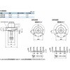 LZYS-40-GVB-B-L-22 鍋屋バイテック会社 ラッチレバー 水平レバータイプ・下方向締めつけ・背面取りつけ (ステンレス製) NBK(鍋屋バイテック会社) 82690171