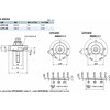 LZYS-50-SKS-B-L-82 鍋屋バイテック会社 ラッチレバー スパナ操作タイプ・下方向締めつけ・前面取りつけ (ステンレス製) NBK(鍋屋バイテック会社) 82715310
