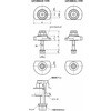 LZY-50-SKB-A-L-100 鍋屋バイテック会社 ラッチレバー スパナ操作タイプ・上方向締めつけ・背面取りつけ NBK(鍋屋バイテック会社) 82728147