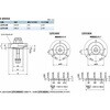 LZYS-40-SKB-B-R-22 鍋屋バイテック会社 ラッチレバー スパナ操作タイプ・下方向締めつけ・背面取りつけ (ステンレス製) NBK(鍋屋バイテック会社) 82716046
