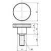 KNMS-16-M5-10 鍋屋バイテック会社 ローレットノブ NBK(鍋屋バイテック会社) 82709728