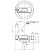 HST-140-C14 鍋屋バイテック会社 アルミ2スポークハンドル NBK(鍋屋バイテック会社) 82720736