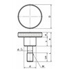 KNML-30-M8-25-SC 鍋屋バイテック会社 脱落防止ローレットノブ SUS316L相当 NBK(鍋屋バイテック会社) 82691169