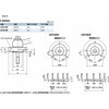 LZYS-50-KVS-B-L-42 鍋屋バイテック会社 ラッチレバー 角度つきレバータイプ・下方向締めつけ・前面取りつけ (ステンレス製) NBK(鍋屋バイテック会社) 82715967