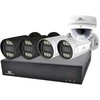 SecuSTATION PoE4ch録画装置+500万画素防犯カメラ4台セット SecuSTATION