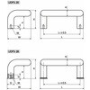 UDFS-28-250 鍋屋バイテック会社 ステンレス取っ手 NBK(鍋屋バイテック会社) 82694687