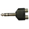 オーディオ変換プラグ(ステレオ標準⇔RCA×2) AD-617 フジパーツ