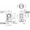 USAFS-30-60-MT-T-HD 鍋屋バイテック会社 チューブラ取っ手用ブラケット ハイジェニックデザイン NBK(鍋屋バイテック会社) 82703026
