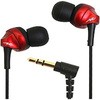 イヤホン カナル型  レッド HP-NEF31 [Φ3.5mm ミニプラグ] ラディウス